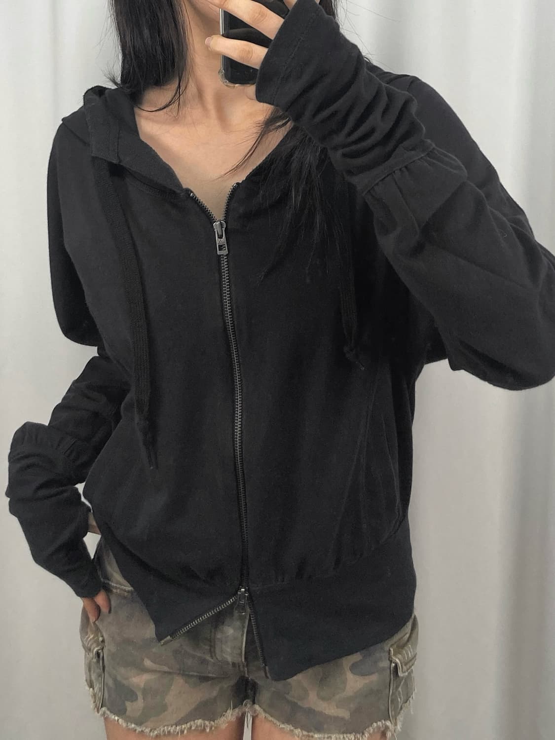 아디다스 스텔라 매카트니 블랙 후드집업 상품이미지1