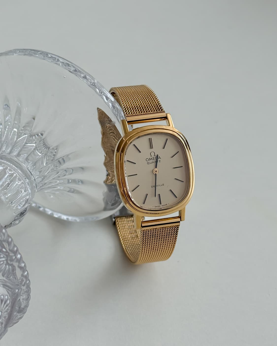 오메가 드빌 레이디 골드 시계 상품이미지2