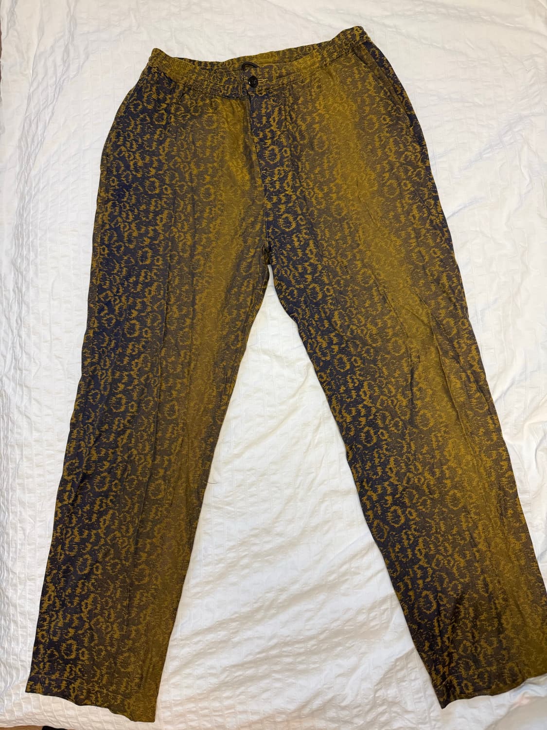 스투시 밴딩 팬츠 레오파드 패턴 19SS 32-34사이즈 상품이미지1