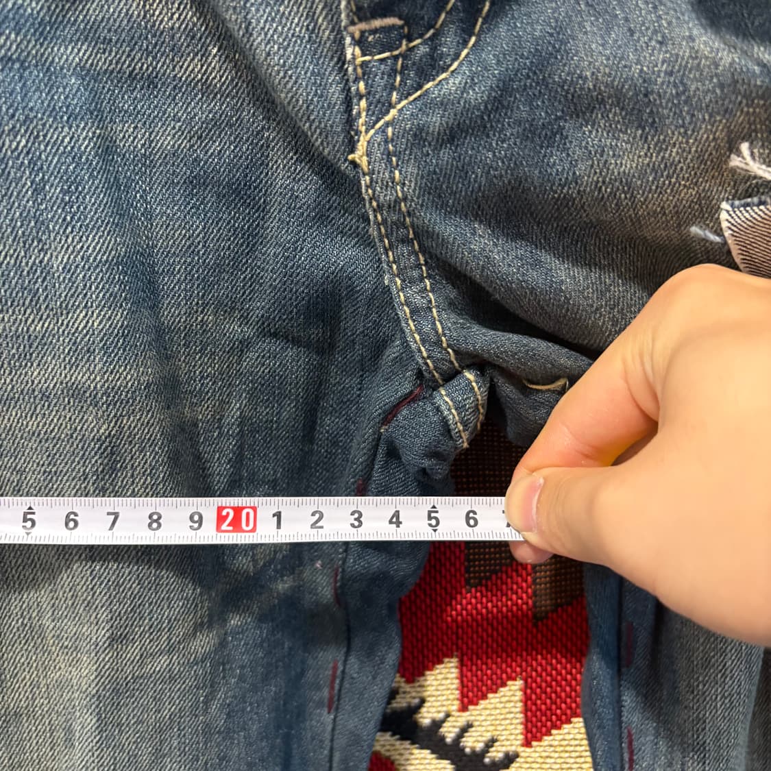 뉴 런던 빈티지 데님팬츠 새상품 상품이미지8