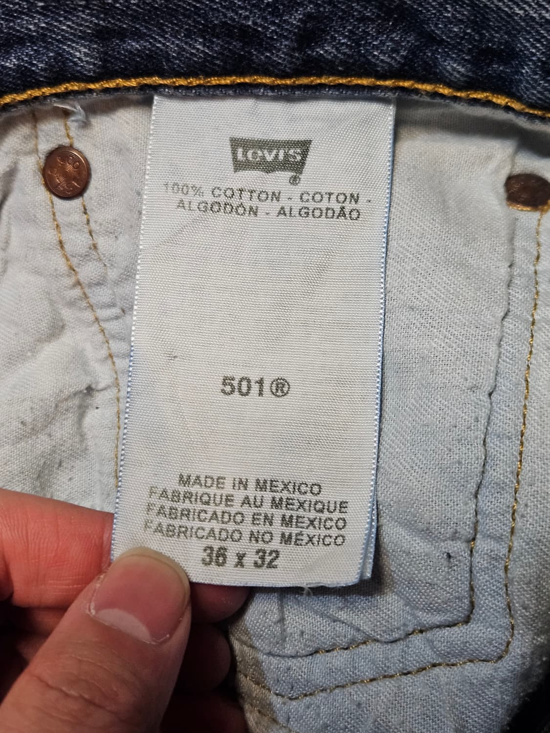 리바이스 501 빈티지 데님 상품이미지5