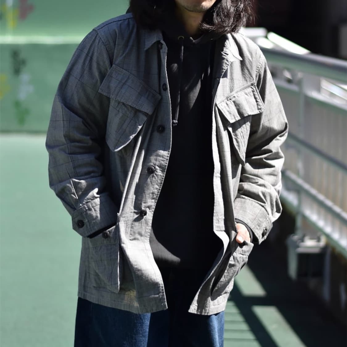 glencheck jungle fatigue jacket  상품이미지2