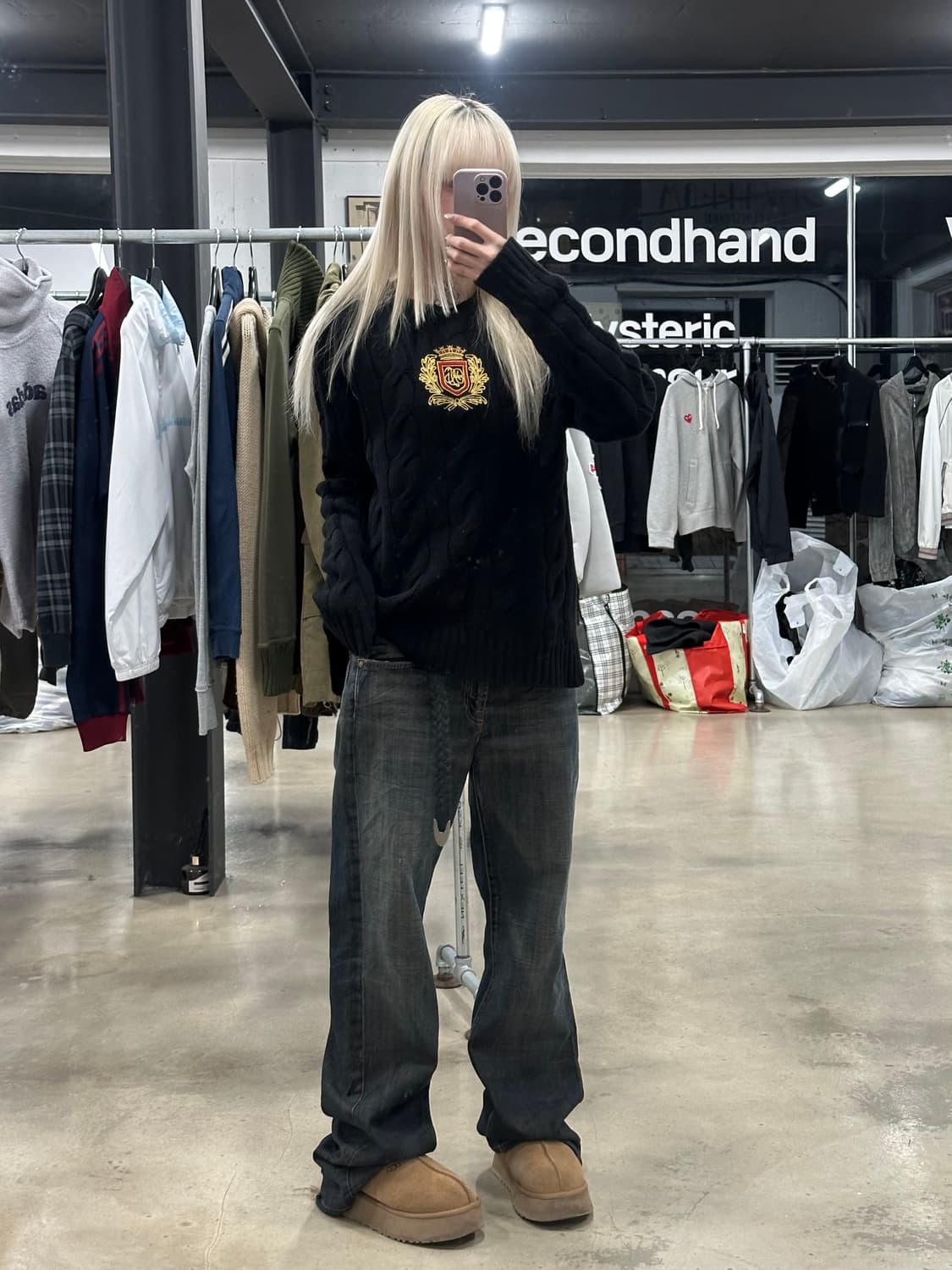 폴로 랄프로렌 크레스트 케이블 니트 스웨터 상품이미지2