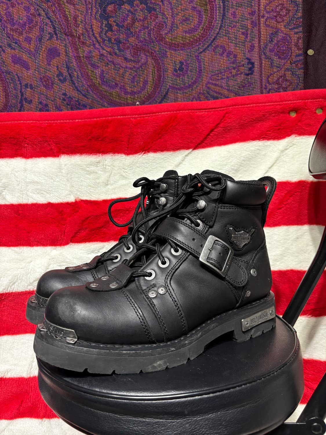 할리데이비슨 버클 바이크 부츠 상품이미지1