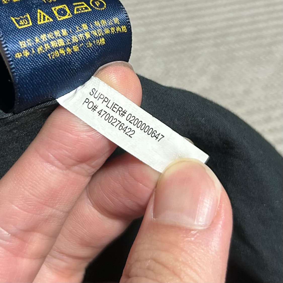 [M] Polo 폴로 랄프로렌 신형 블랙 솔리드 셔츠 상품이미지6