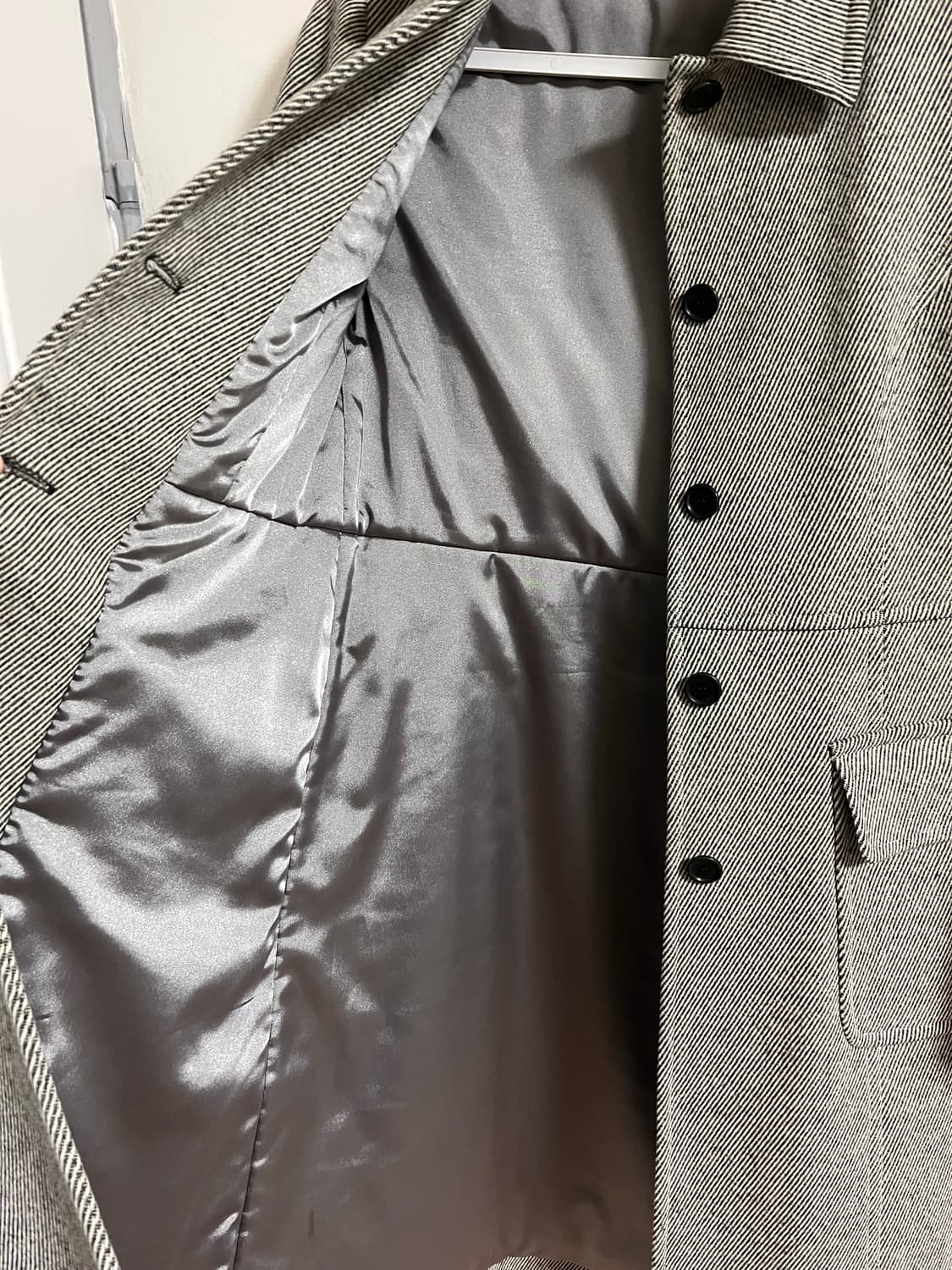 띠어리 울 헤링본 코트 상품이미지3