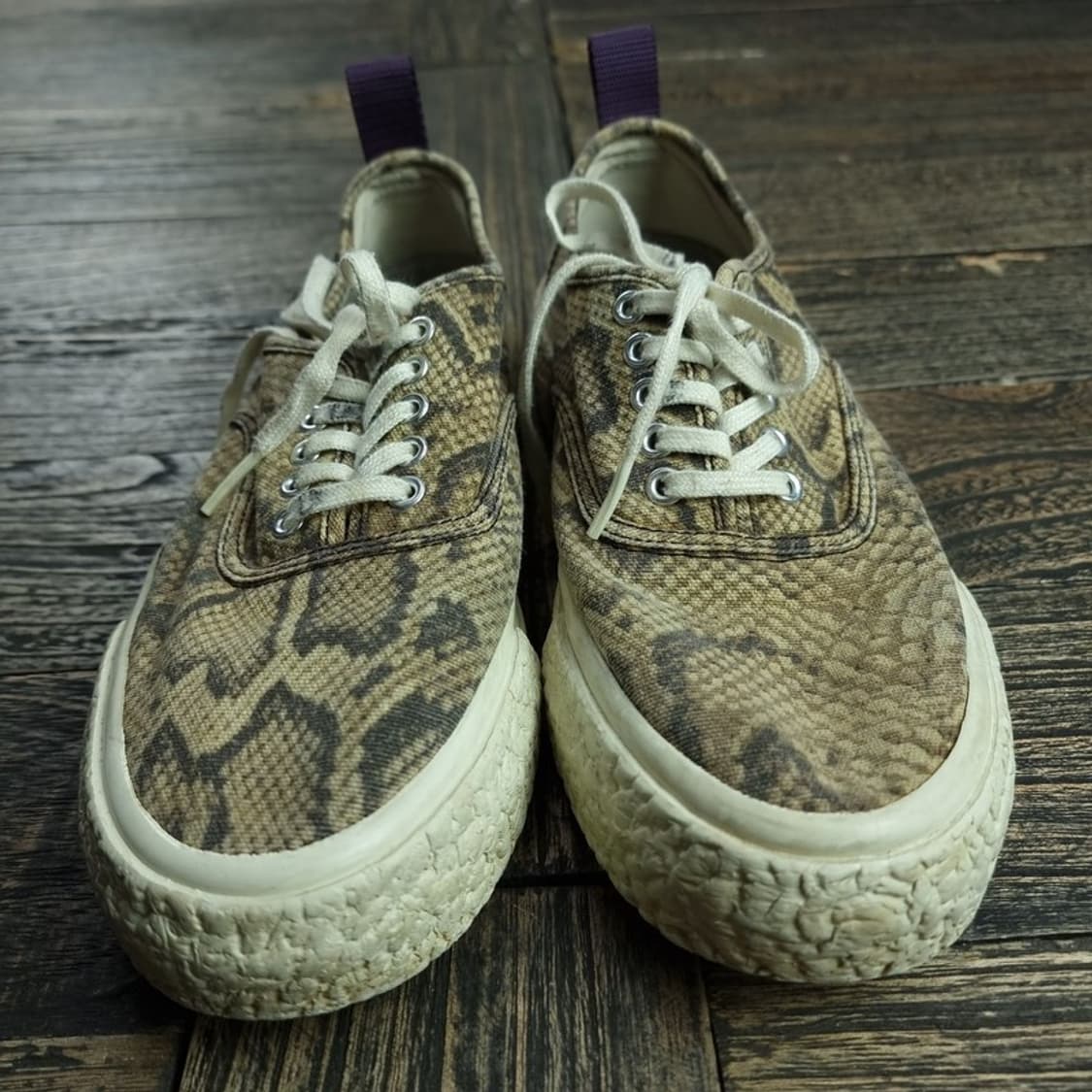 [에이치앤엠 X 이티스] 스네이크 스킨 파이톤 뱀피 스니커즈 M20152 상품이미지2