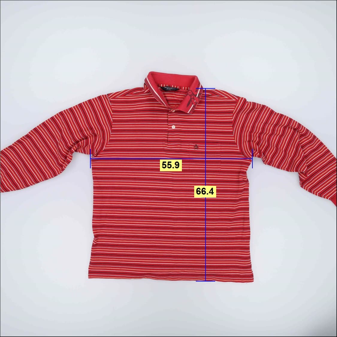 L 먼싱웨어 스트라이프 긴팔카라티 0318H1 상품이미지6