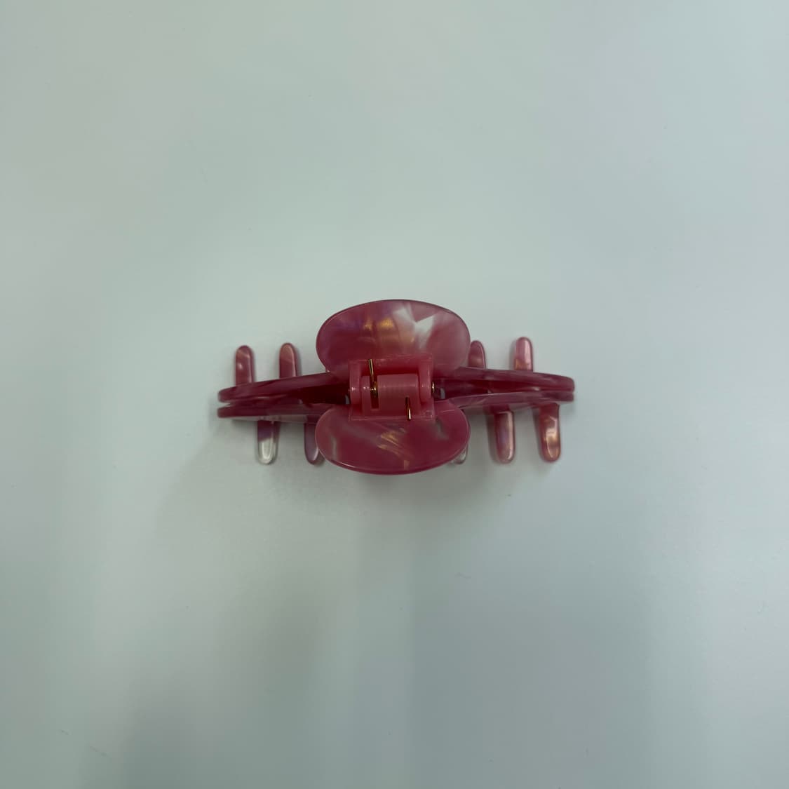 알로 요가 90's 클로 클립 집게 헤어핀 핑크 와일드 로즈 펄 상품이미지3