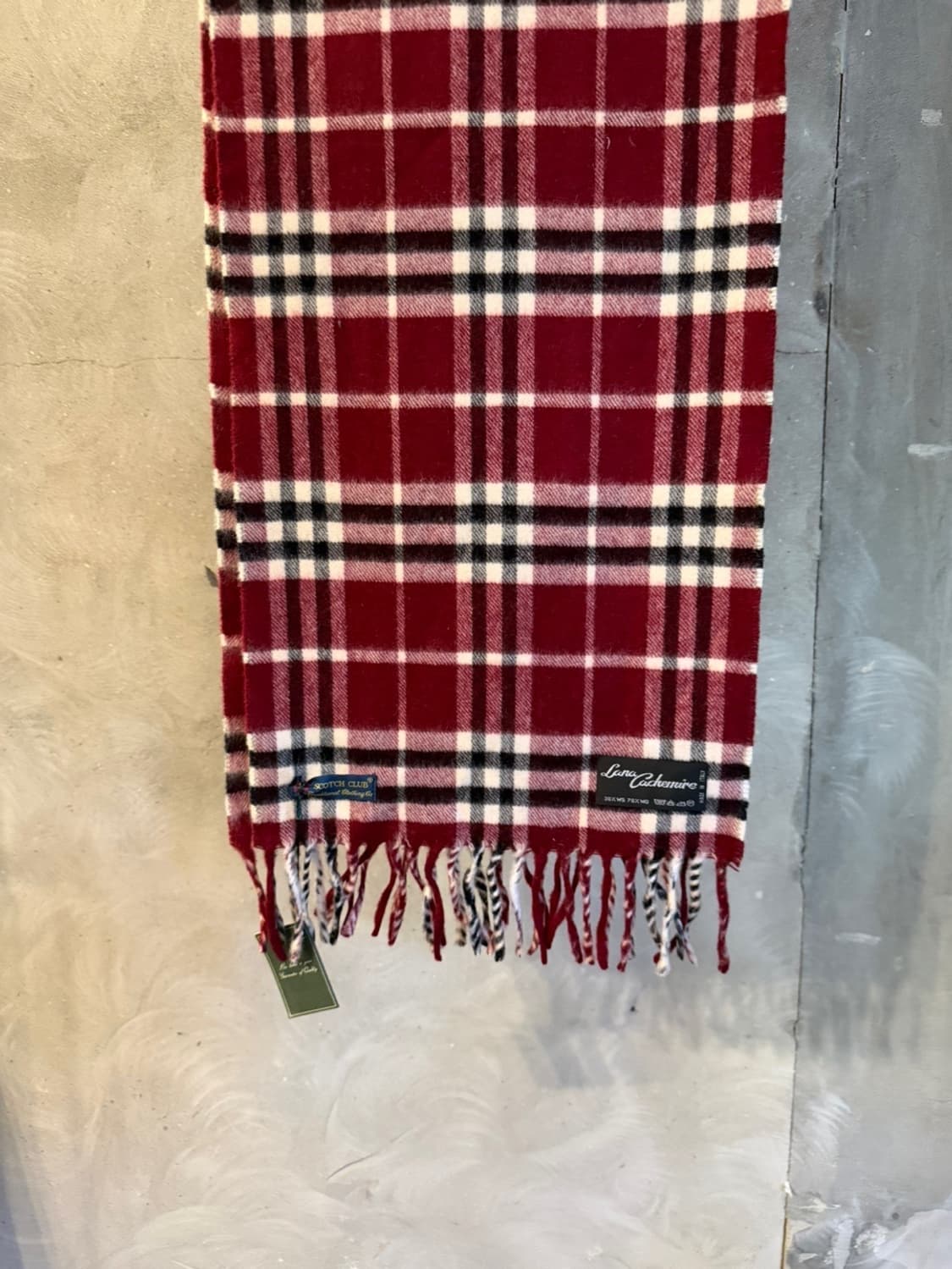 스카치클럽 캐시미어 울 머플러 상품이미지8