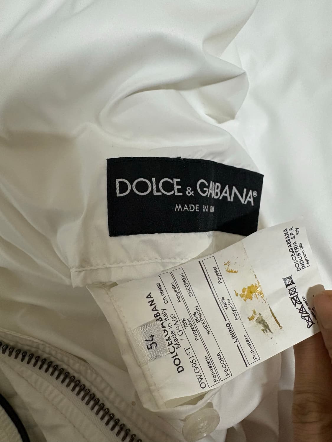 Dolce & Gabbana Biker Down Jacket 상품이미지3
