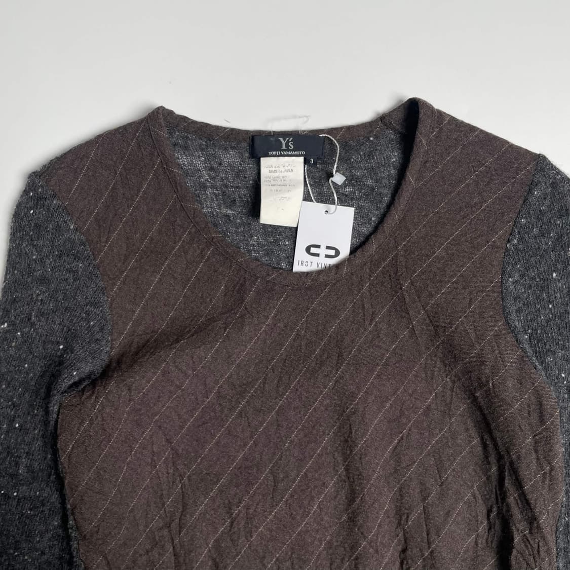 Y's 패브릭 레이어드 니트 상품이미지3