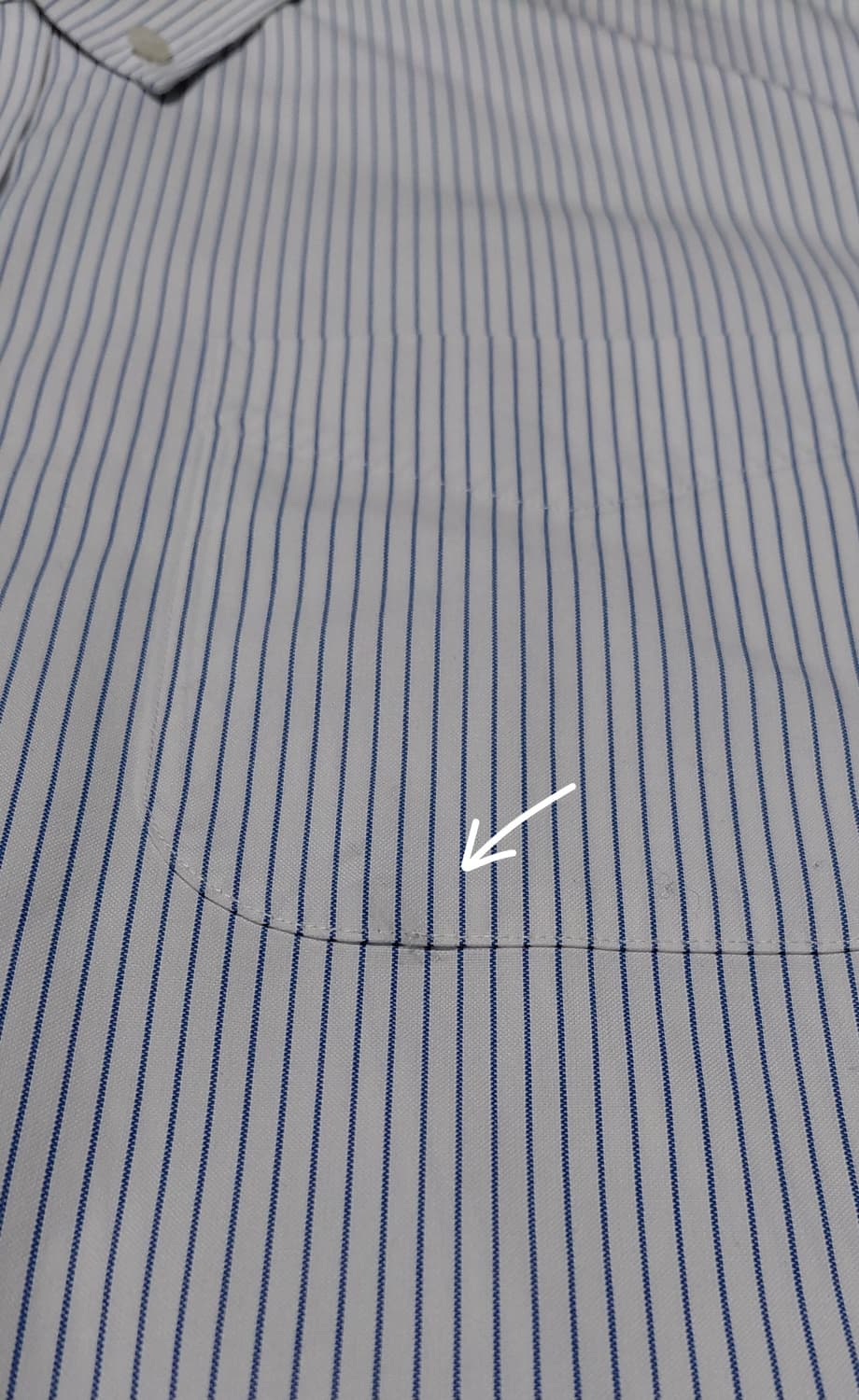 [L.L.Bean] 엘엘빈 핀스트라이프 반팔 셔츠 (16 1/2 사이즈) 상품이미지10