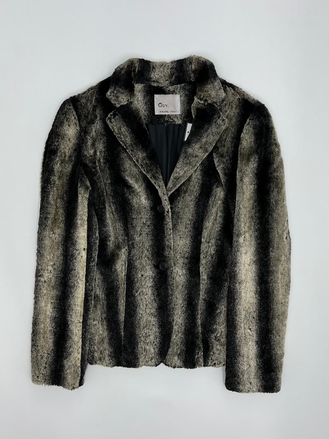 빈티지 실크 퍼 자켓 상품이미지1