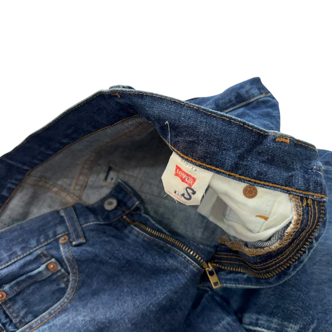 [27.5] 90's 리바이스 LVC 502 셀비지진 데님 lv1050] 상품이미지4