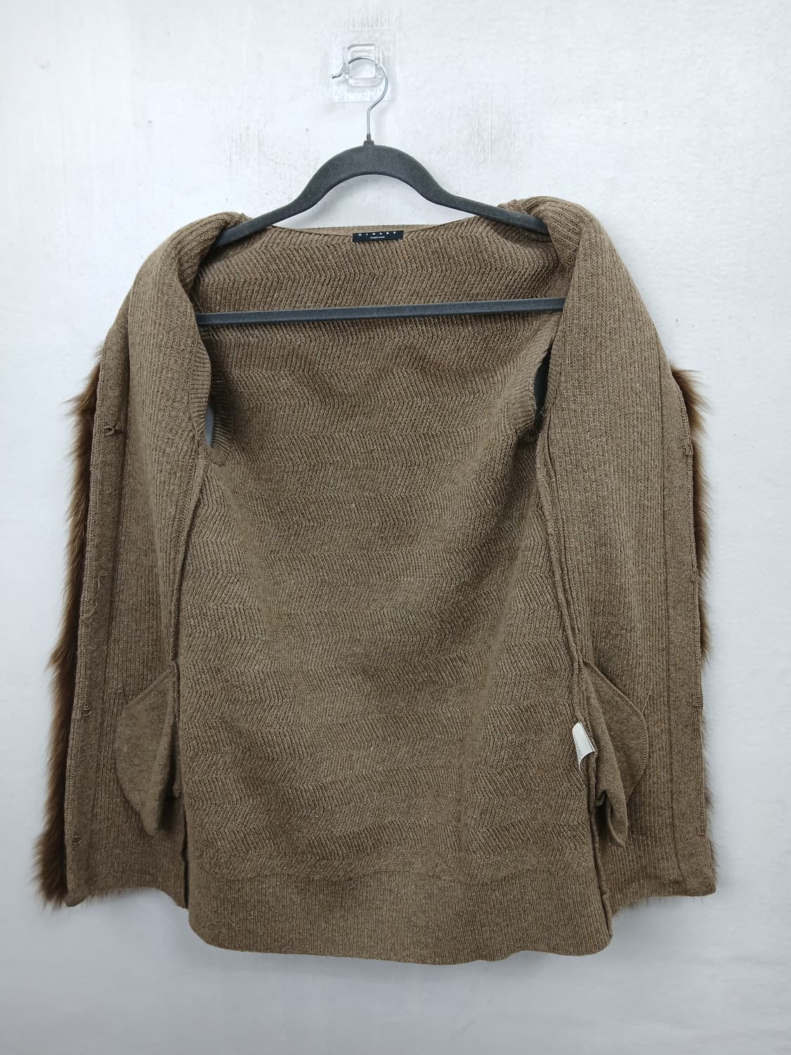 Sisley 천연폭스퍼 울니트 베스트 55 S 새제품급 상품이미지6