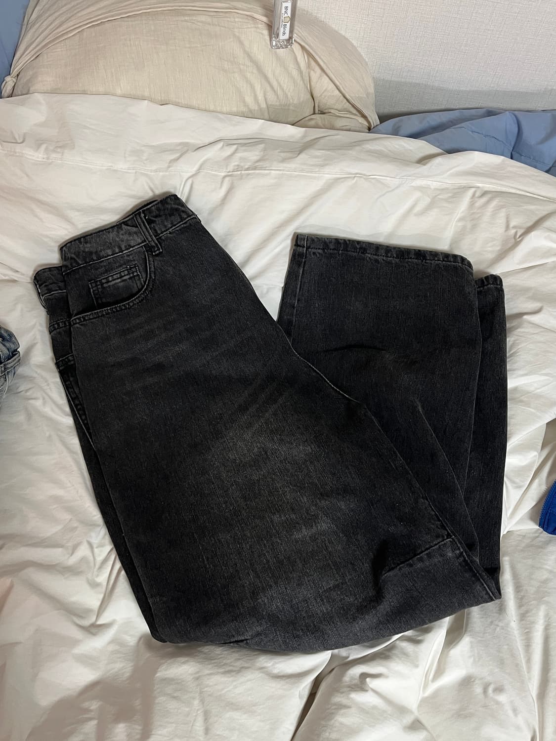 [2] 노드 와이드 배기 데님 팬츠 상품이미지1