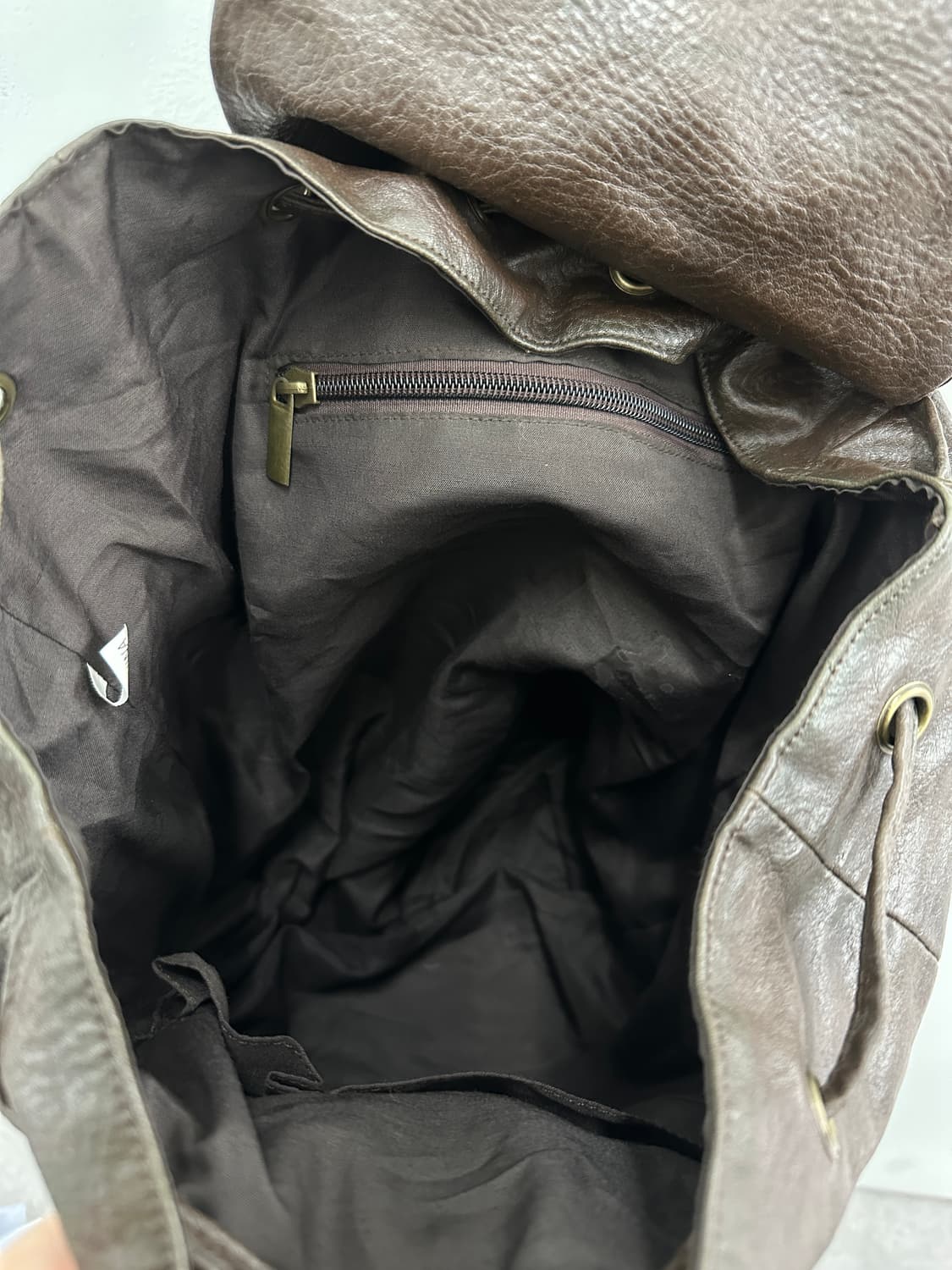 Vintage real leather multi pocket bag 상품이미지9