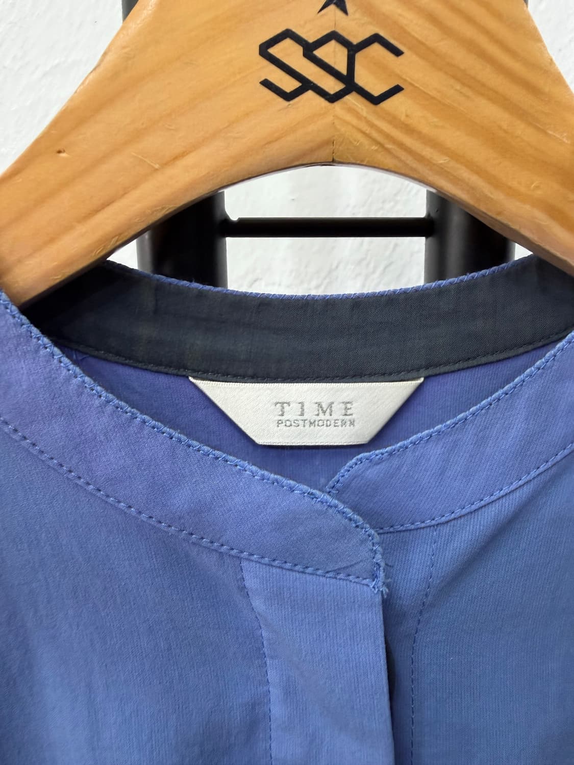 정품) TIME 타임 한섬 여성 블루셔츠 자켓 82 상품이미지7