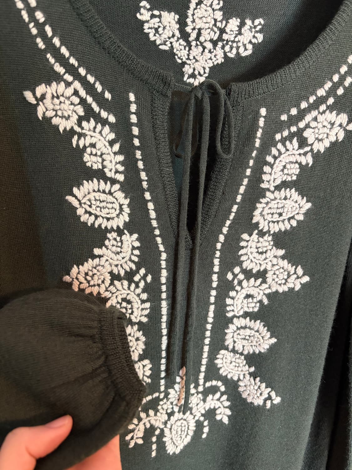 J.TOPKAPI 그린 자수 원피스 상품이미지4