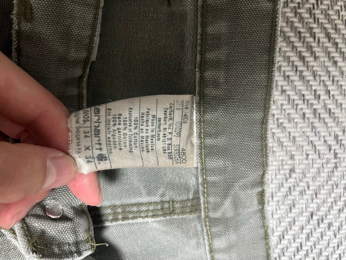 00s 칼하트 싱글니 34*34 상품이미지3