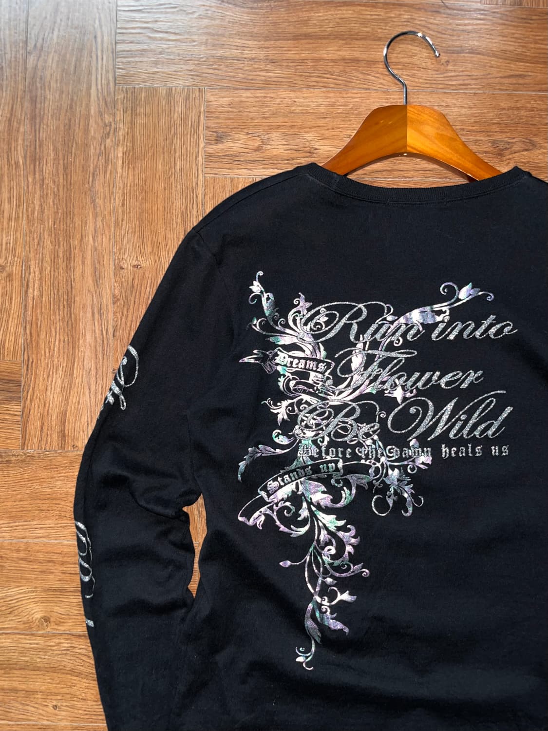 글리터 레터링 빈티지 티셔츠 상품이미지8