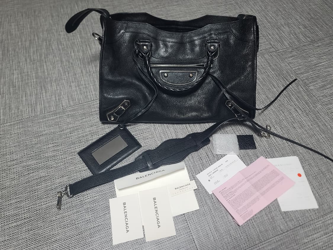 발렌시아가 미디움 모터백 엣지 클래식 시티백 토트백 숄더백 상품이미지1