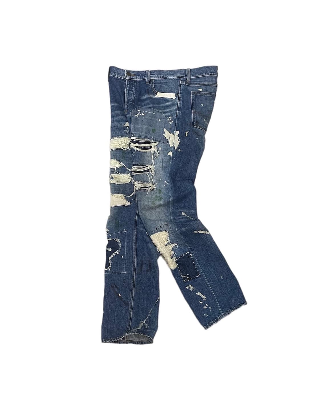 Bonds & Peace 빈티지 패치워크 데님 팬츠 상품이미지3