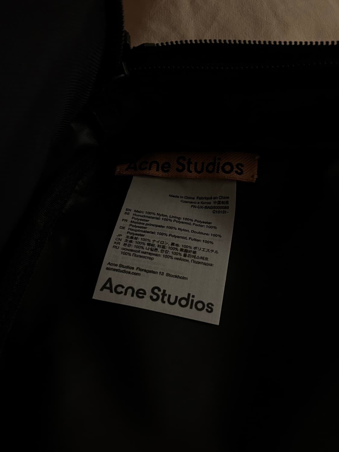 [새제품] 아크네 스튜디오 랩탑백 블랙 상품이미지6