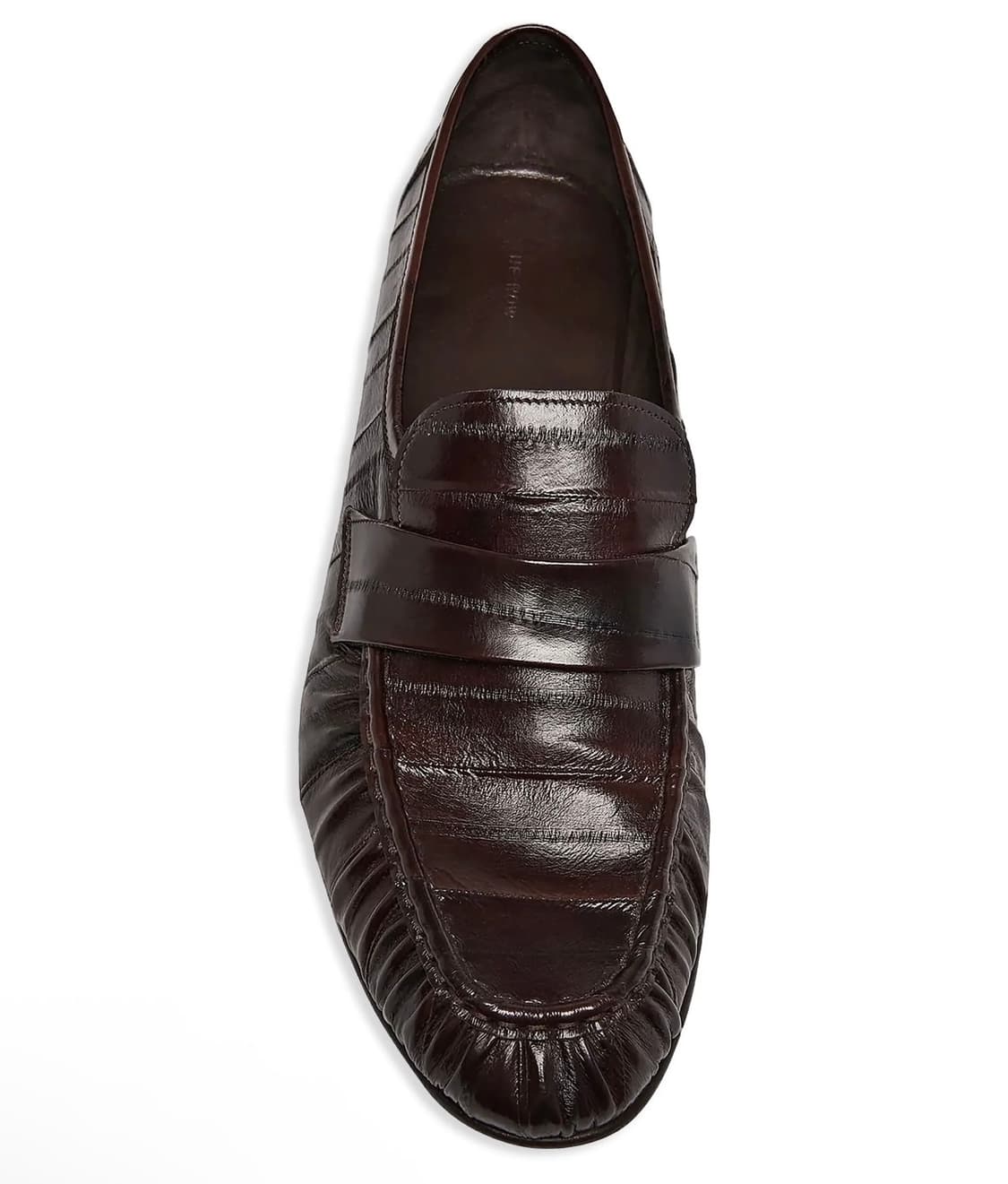 [41,42,43E] 더 로우 eel loafer 브라운 상품이미지2