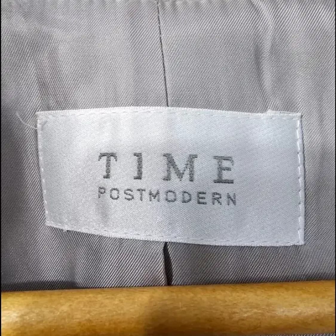 TIME 타임 롱 코트 회색 ~55 상품이미지9