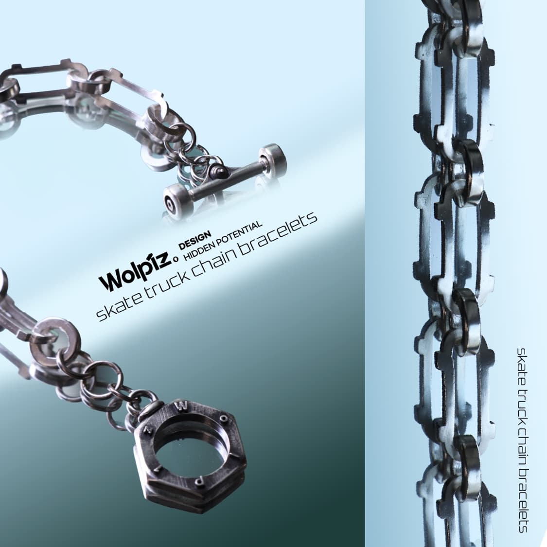 [WOLP1Z : SKATE CHAIN TRUCK BRACELETS] 상품이미지1
