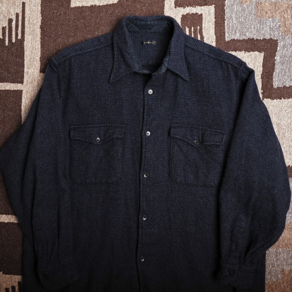 코모리 울 캐시미어 CPO셔츠 2사이즈 (추천 55-66) 상품이미지4