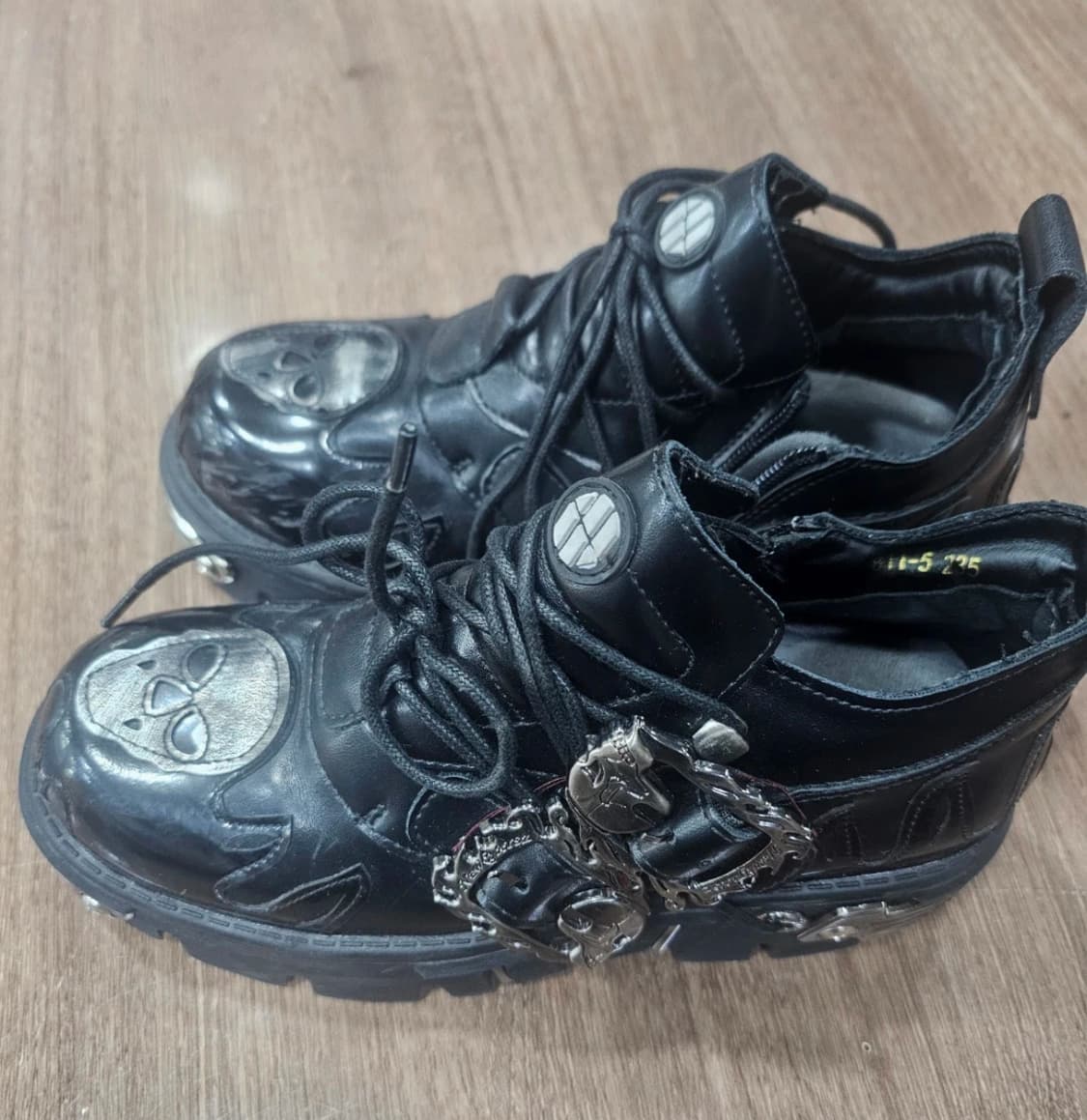 뉴락 블랙 부츠 235mm 상품이미지5