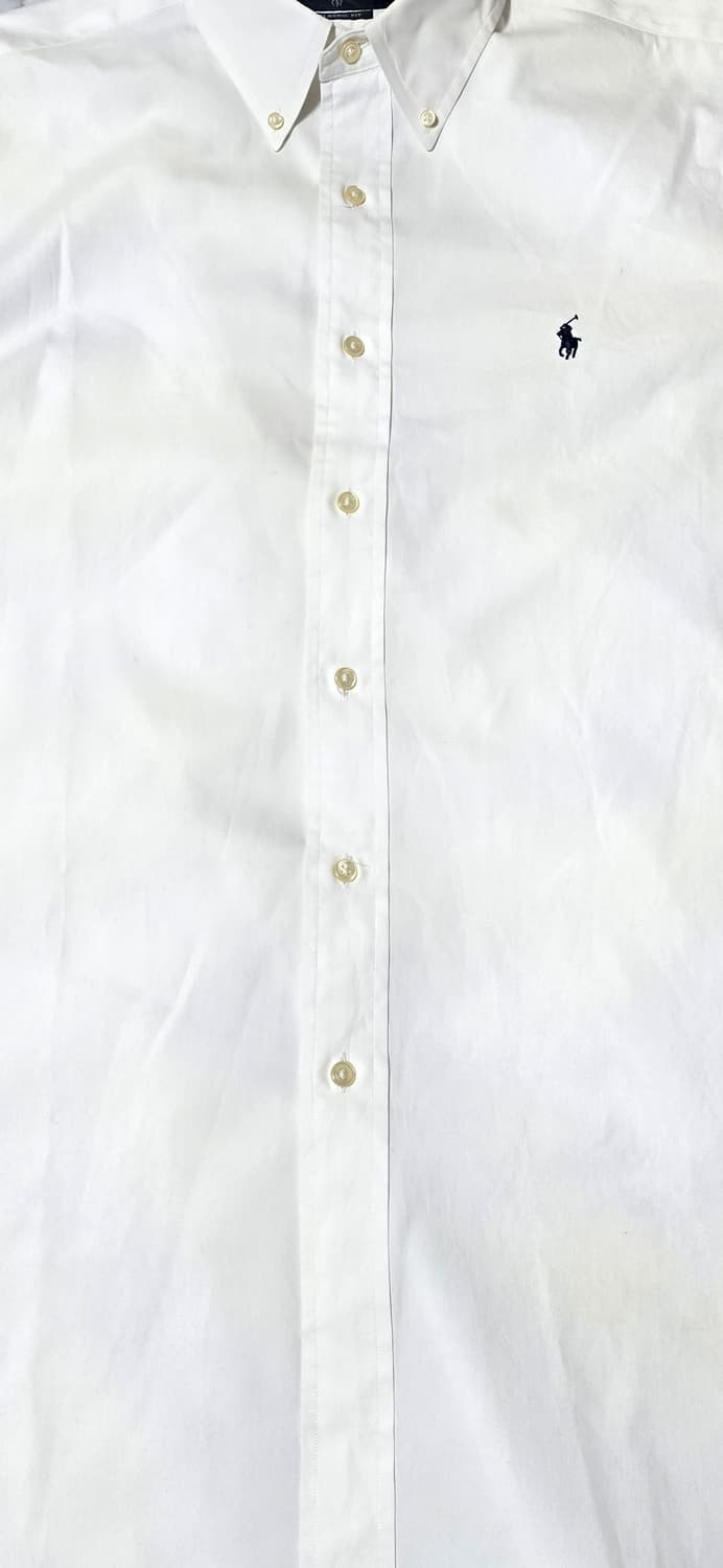 폴로 랄프로렌 화이트 클래식핏 셔츠 XL 상품이미지5