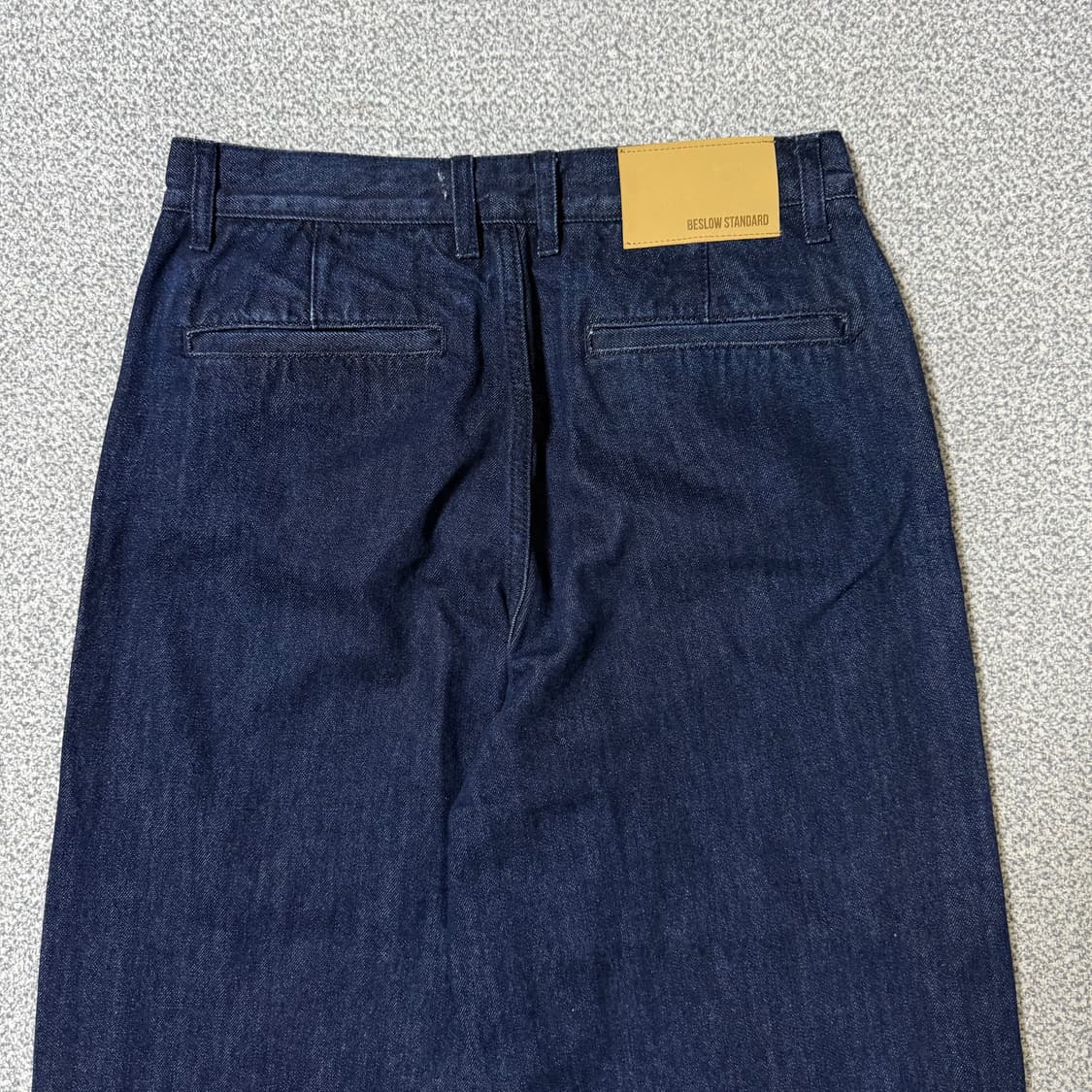 [정가 7만원 새상품] 비슬로우 와이드 데님 28 상품이미지3