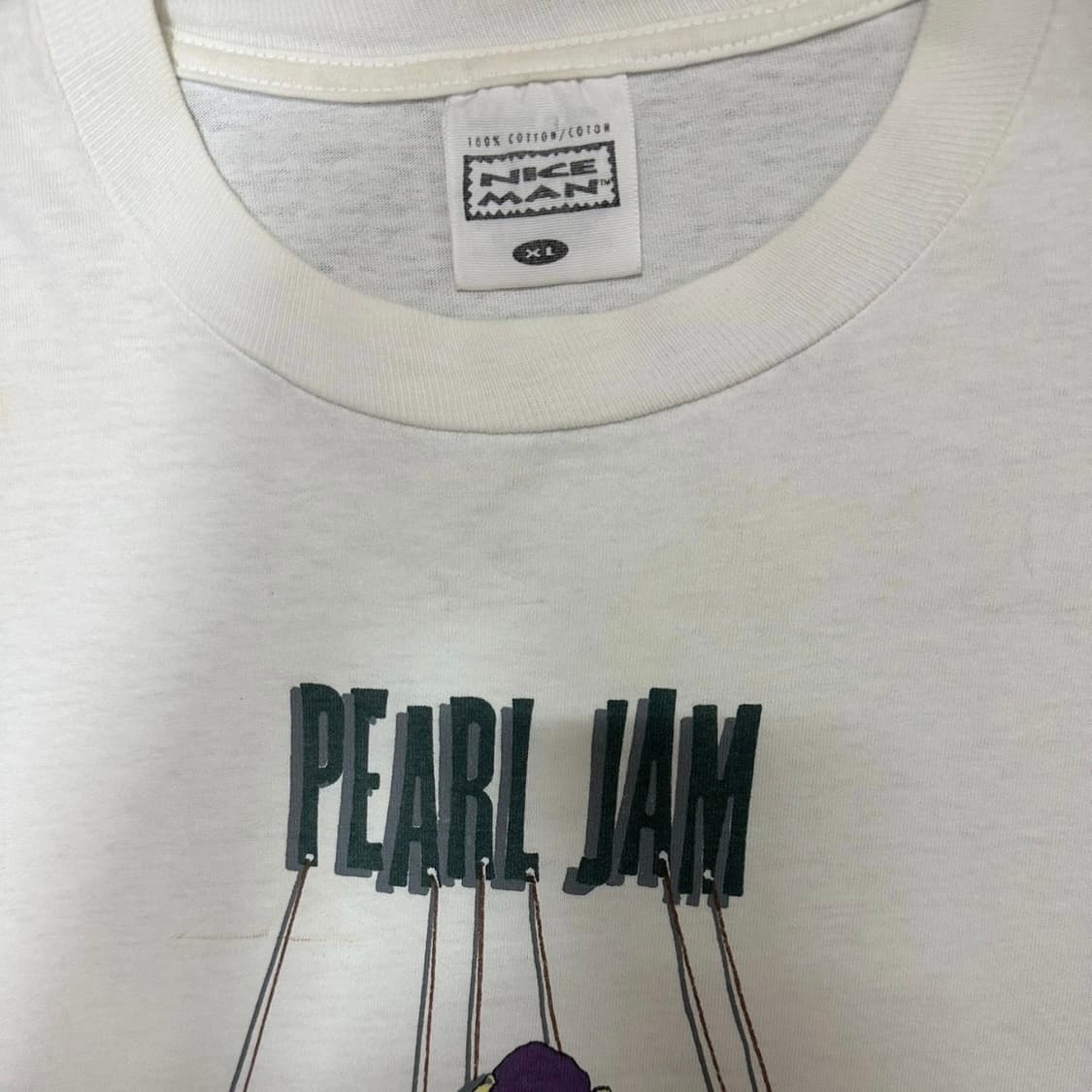 빈티지 90s Pearl Jam 티셔츠 상품이미지2
