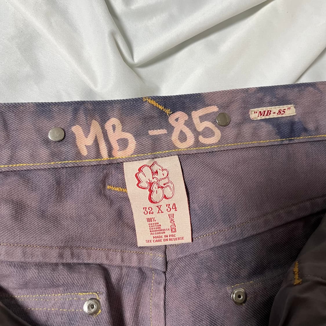 [MB-85] 엠비85 타이다이 워싱팬츠 상품이미지5