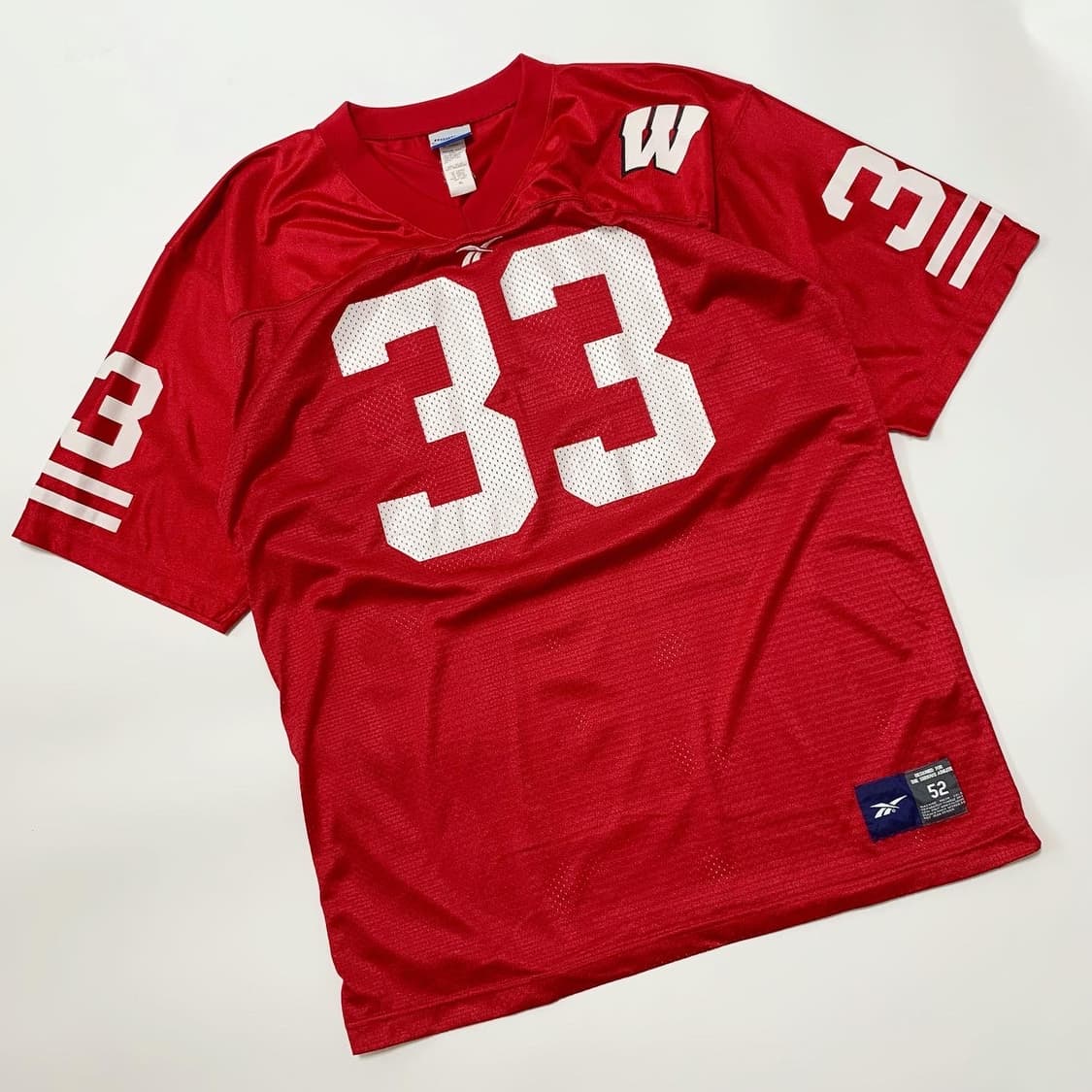 리복 레드 풋볼져지 상품이미지1