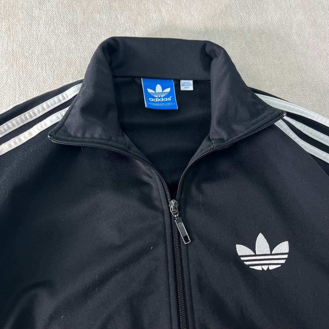 100 아디다스 파이어버드 블랙 트랙탑 져지 상품이미지2