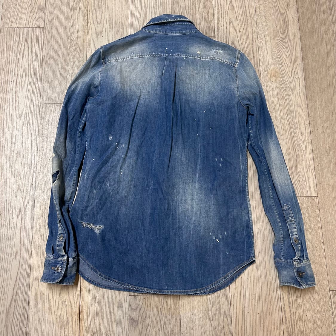 디스퀘어드 국문 정품 여자 청남방 셔츠 38 약 55 상품이미지2