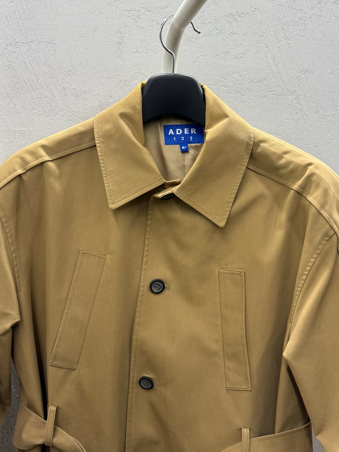 ADERERROR 아더에러 톤 라벨 매치 트렌치 코트 새상품 상품이미지3