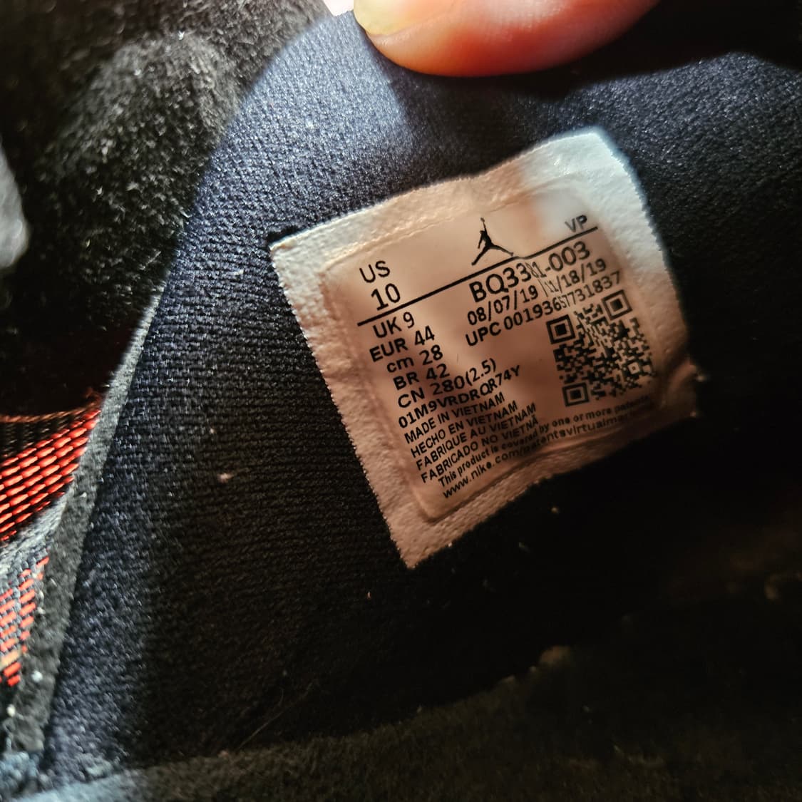 나이키 에어조던 34 PF(아시안핏) 블랙캣 스니커즈 280size 상품이미지8