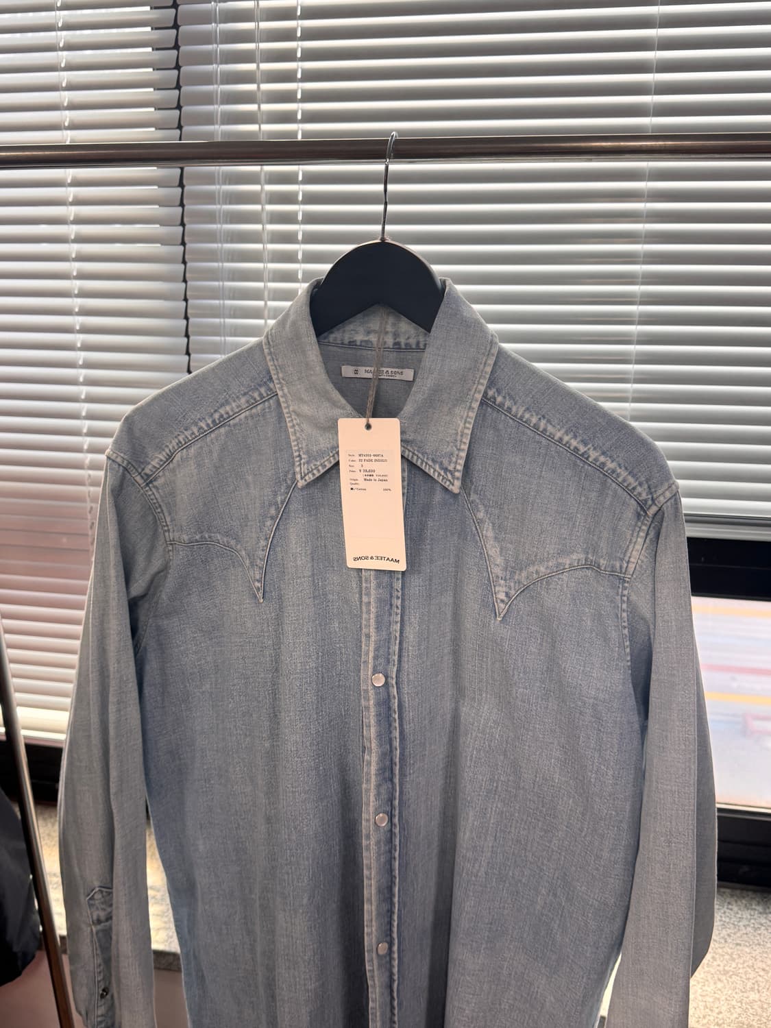 maatee and sons 웨스턴 데님 셔츠  상품이미지8