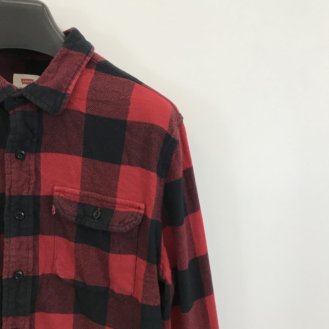 리바이스 버팔로 레드 체크셔츠 [L] 상품이미지3