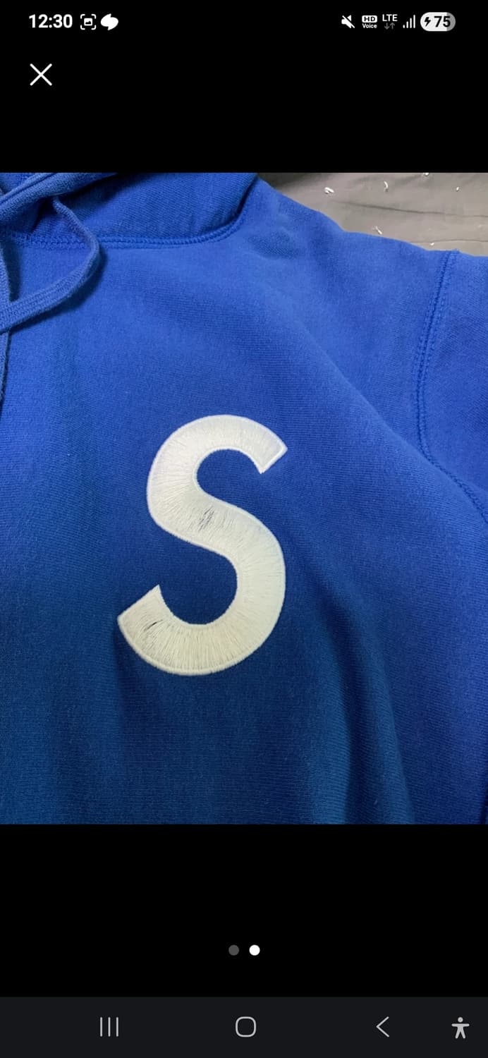 슈프림 15fw s로고 후디 상품이미지2