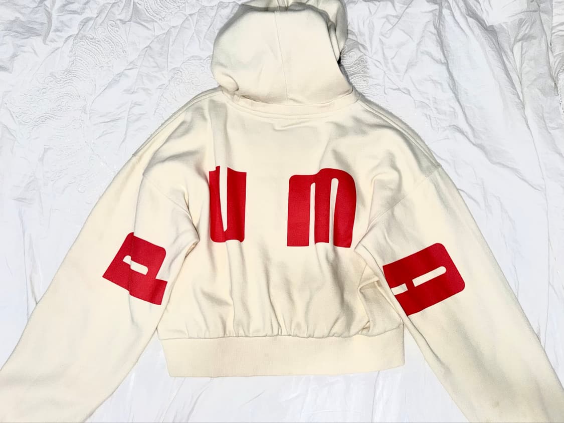 PUMA 크롭 후드티 상품이미지1