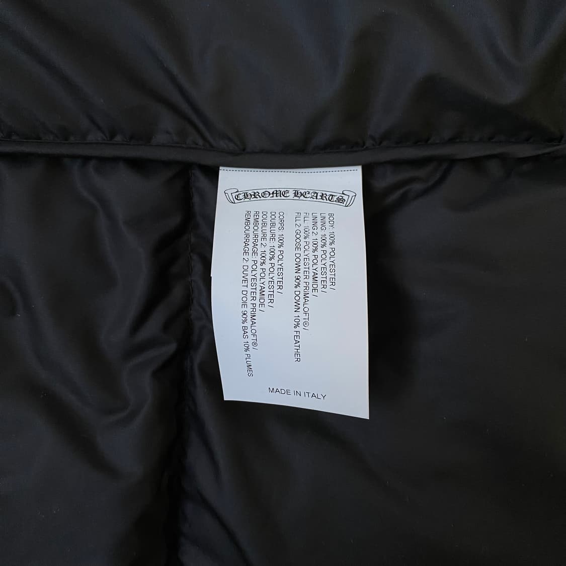 [XL] 크롬하츠 스티프 STIFF V2 푸퍼 패딩 베스트 블랙 상품이미지7