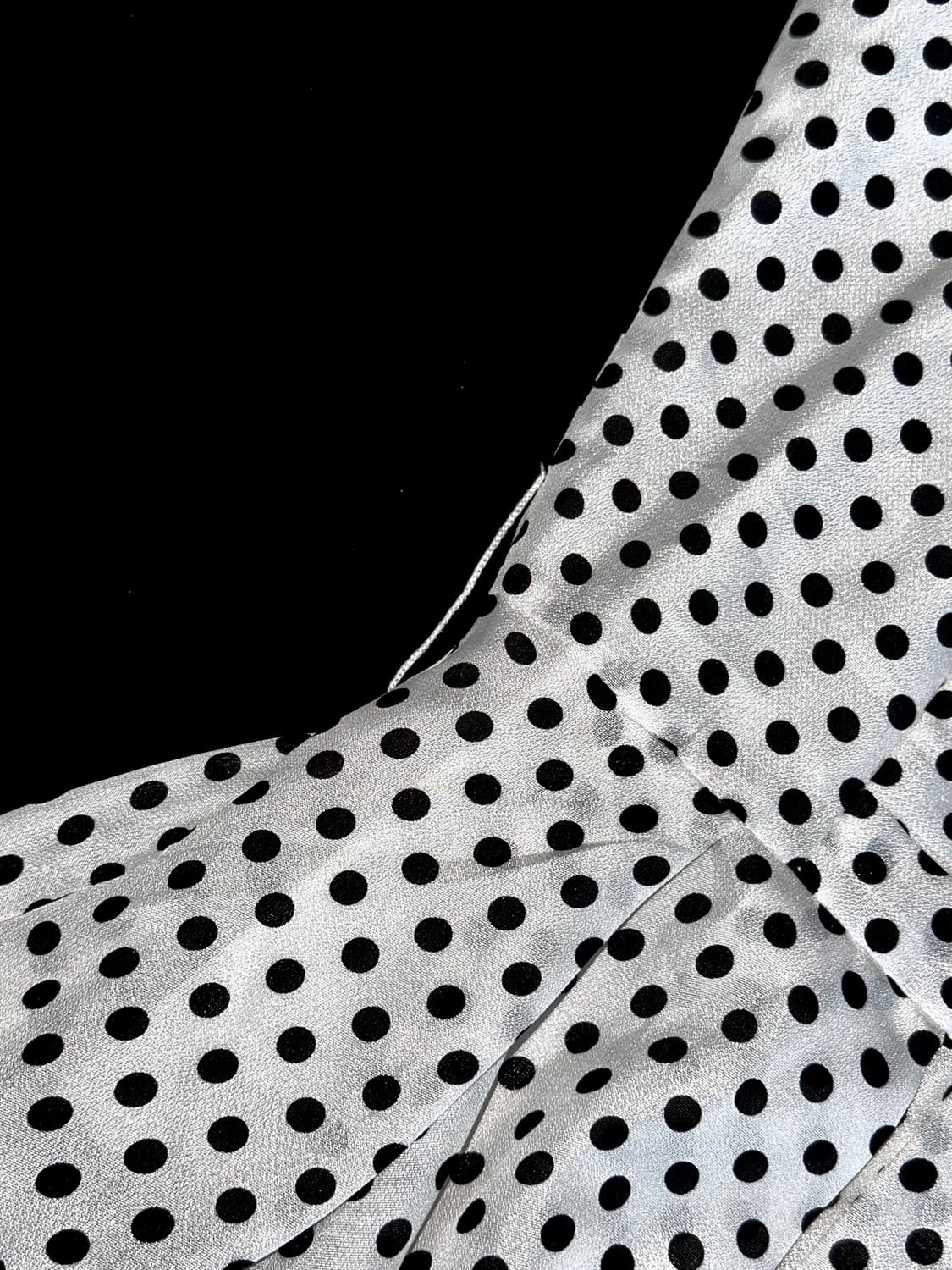 빈티지 도트 레이스 원피스 상품이미지4