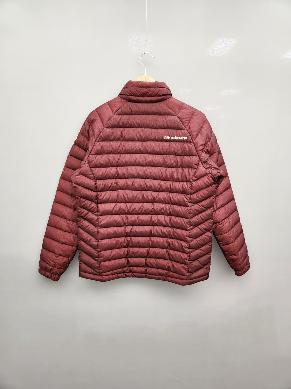 아이더 경량 패딩 점퍼 버건디 상품이미지6